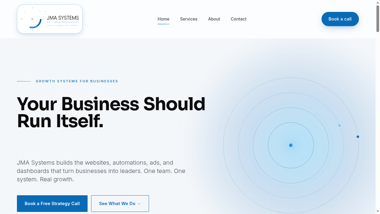 AI Automation & Business Systems for Small Businesses | JMA Systems
